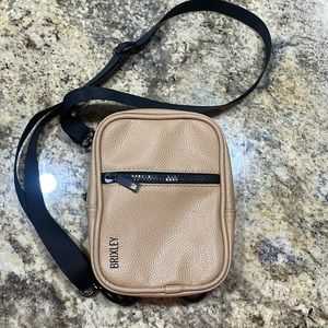 Leather dune Brixley crossbody bag